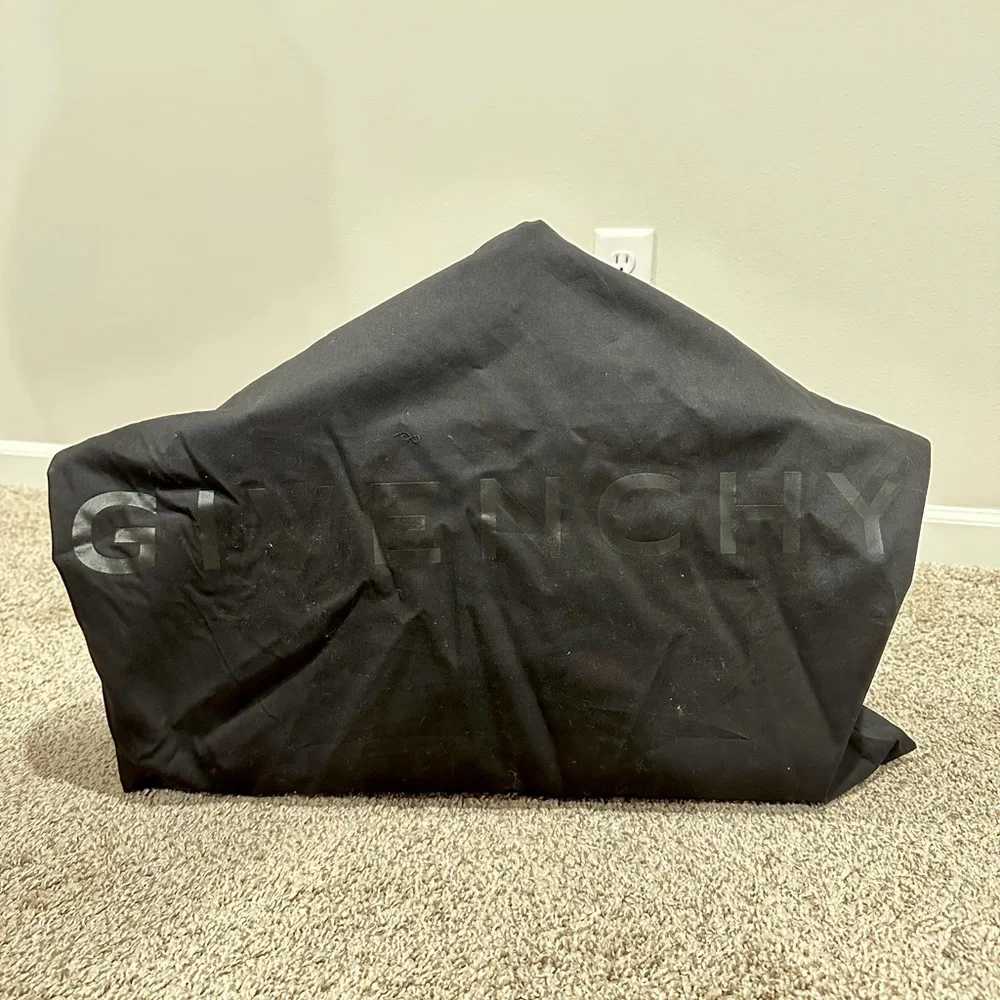 Givenchy Beige and Black Canvas G Tote Medium